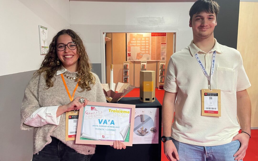 Deux étudiants du lycée récompensés au concours de design « FreePack Spirit »